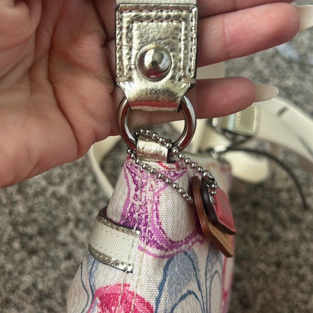 NWT Y2K Coach Poppy Dream Crossbody Bag with Signature Monogram - Picture 4 of 14